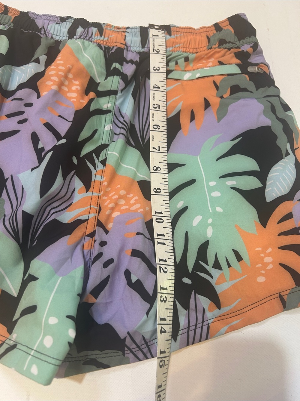 Haven Tropical Leaf Print Swim Trunks Shorts Men’s XL NWT Beach Surf Board Short - Picture 6 of 6